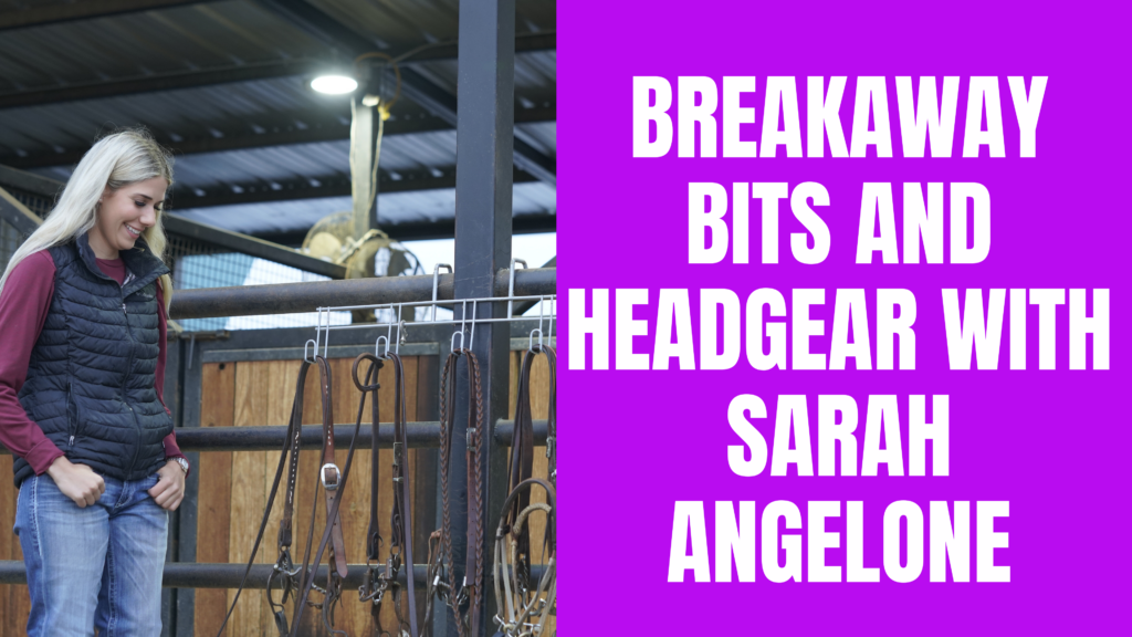 title card for Breakaway Bits and Headgear with Sarah Angelone