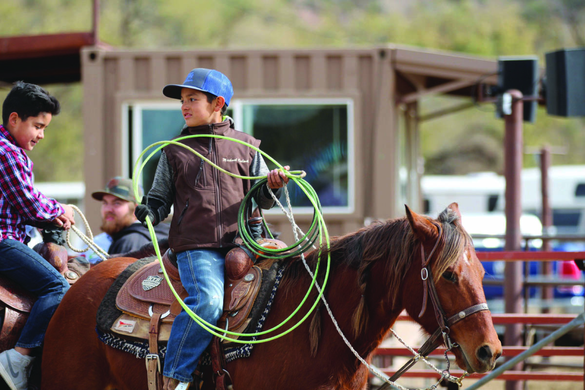 Lil Michael Calmelat team roping