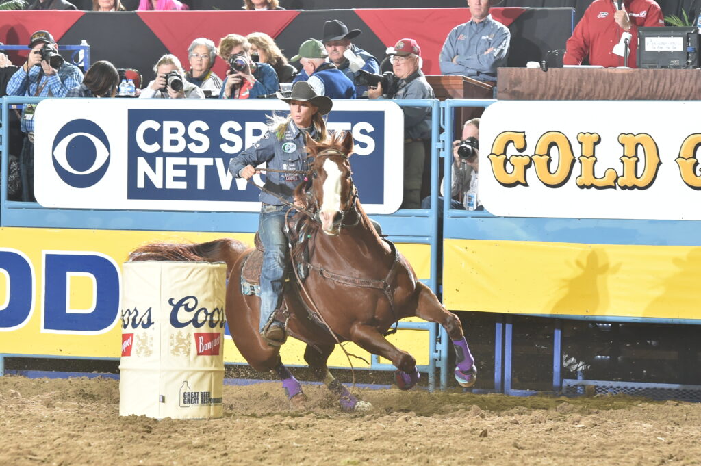 Sherry Cevi barrel racing Arson