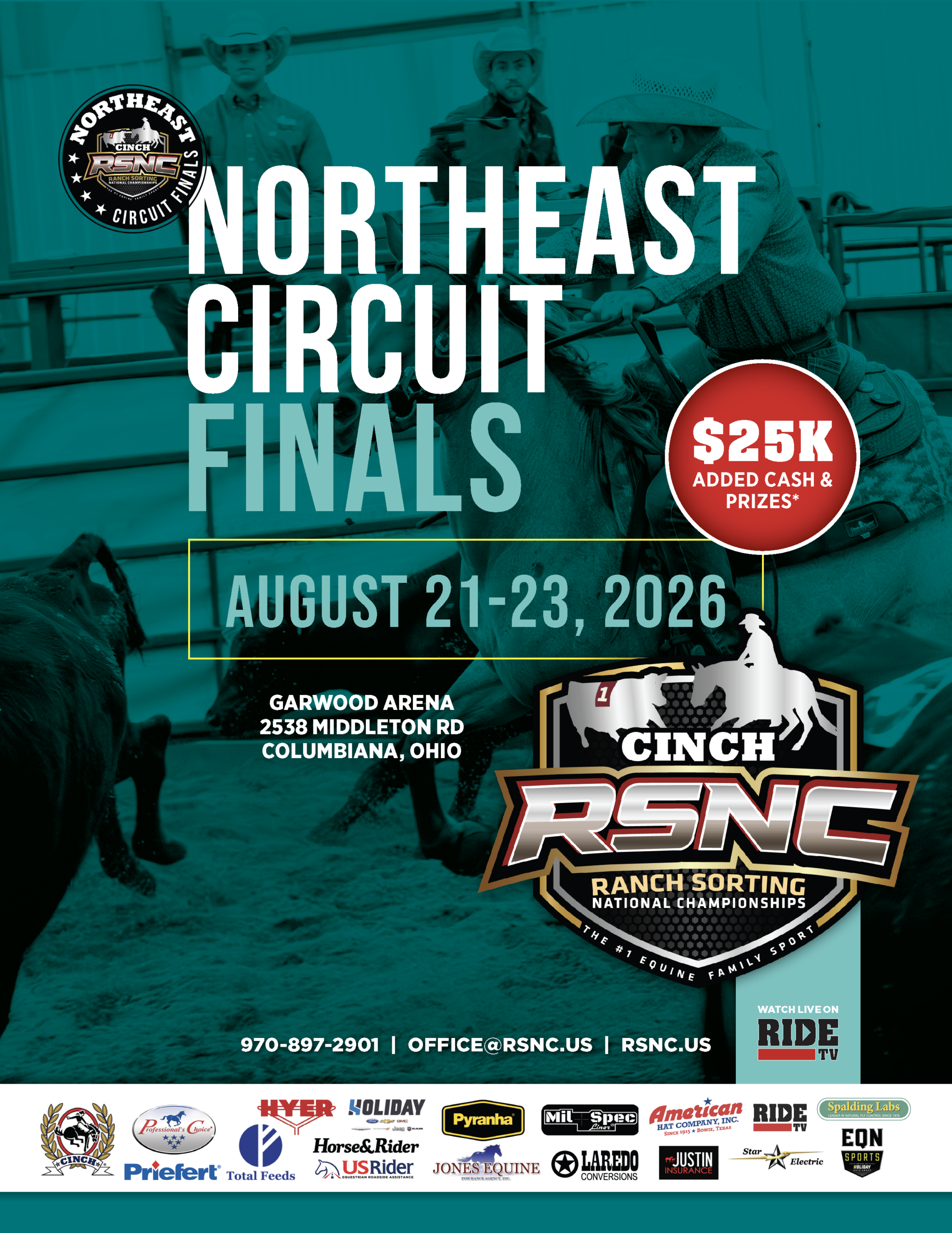 Ranch Sorting Events: August 2026