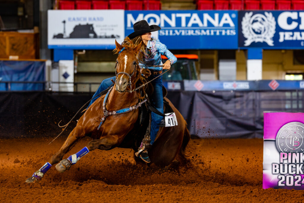 CP Famous Miss Kitty and Piper Toon barrel racing