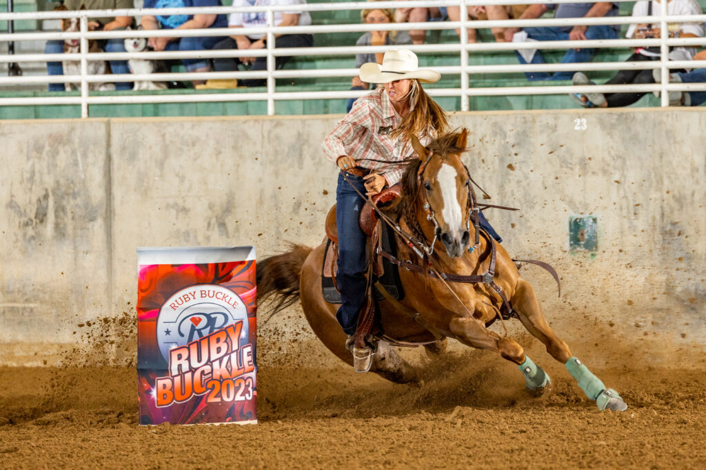 Marcie Wilson barrel racing