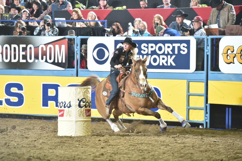 Cayla Melby Small at the NFR
