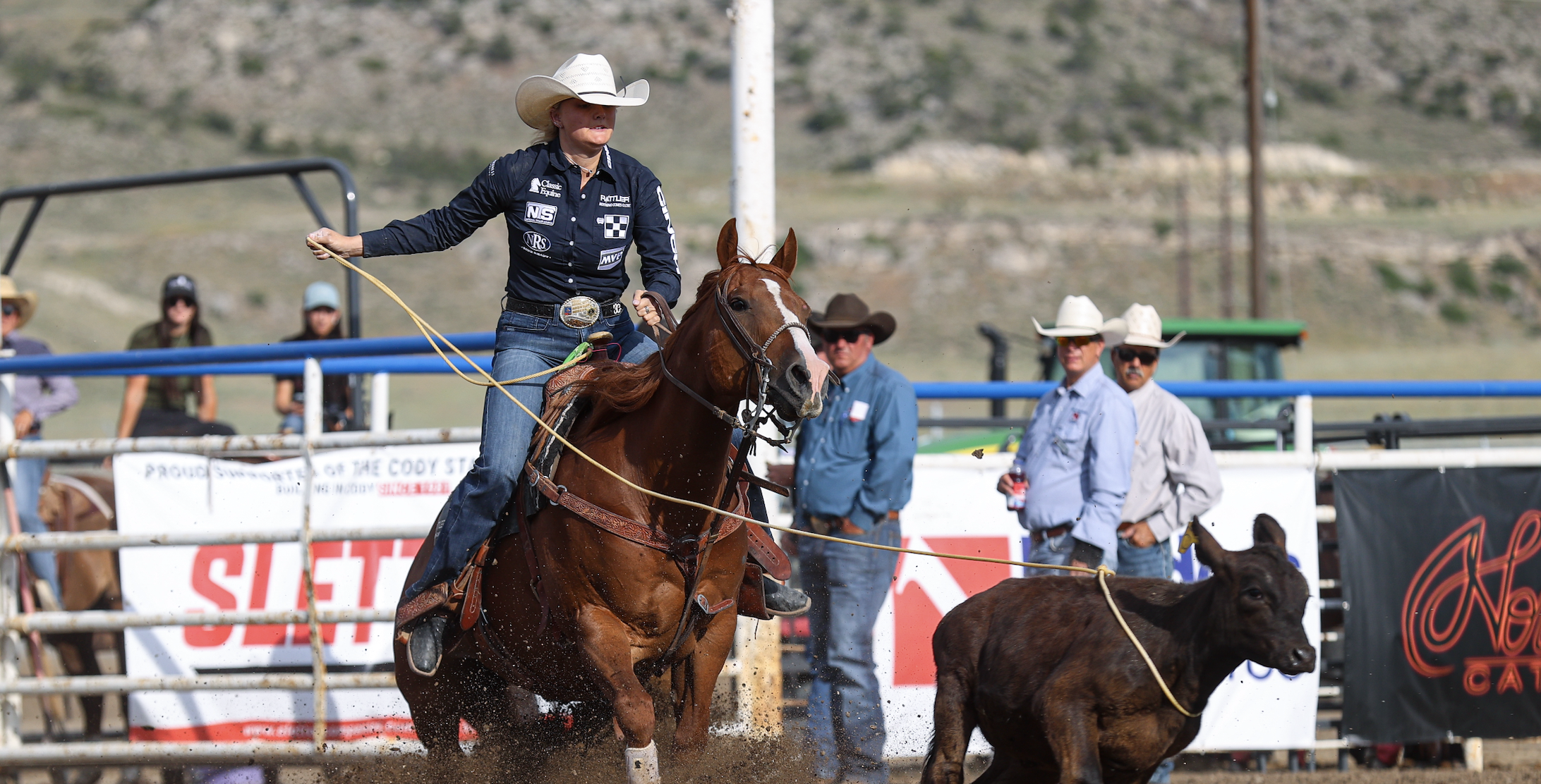 Bradi Good split the win at the Cody Stampede in Wyoming, allowing her to climb into the top five of cowboy christmas standings.