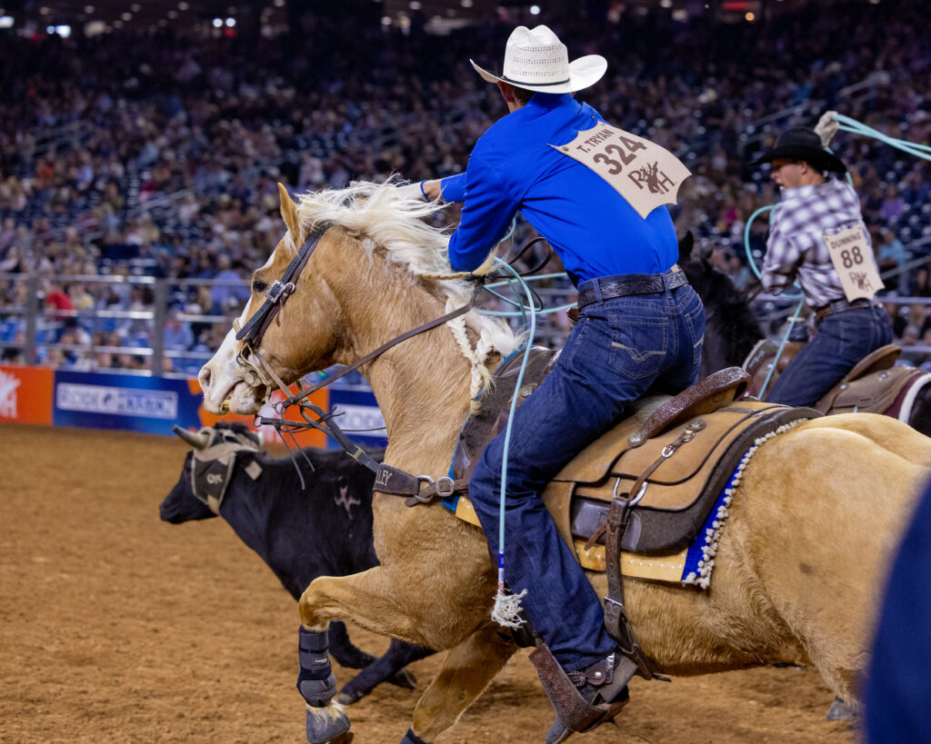 Tyler Tryan on Cowboys Famous Guy at RodeoHouston