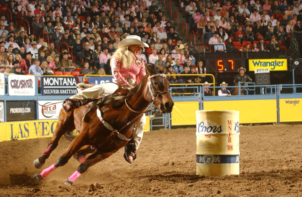 Tammy Fischer barrel racing NFR.