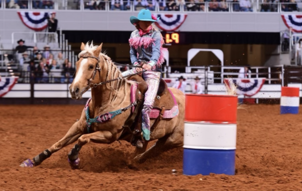 Jimmie Smith barrel racing